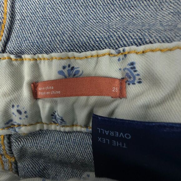 ANTHROPOLOGIE Pilcro The Lex Denim Overalls Jean Jumpsuit Western 90s Boho Y2k - Picture 8 of 9